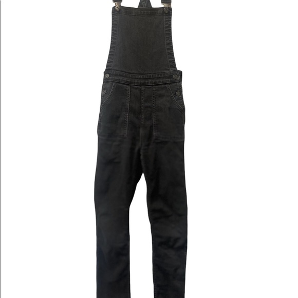 Madewell Black Cross-back Overalls in a size XS. - Picture 7 of 8